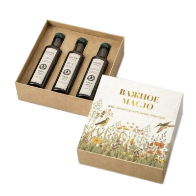 Подарочная коробка №1 для набора масел
