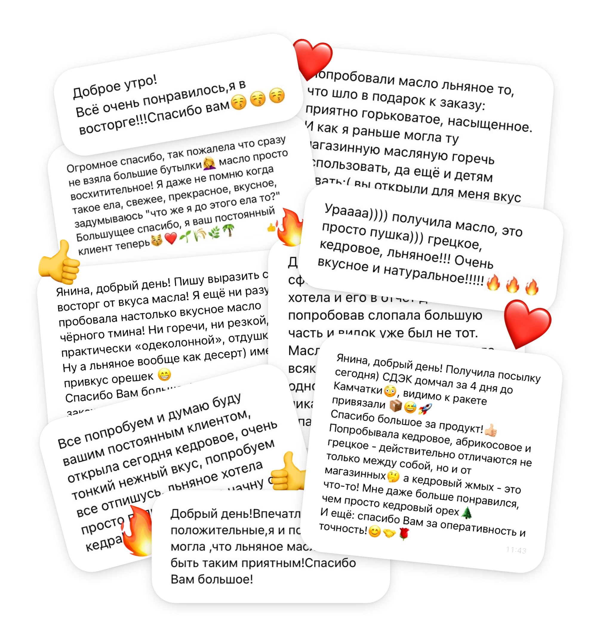 Отзывы наших клиентов